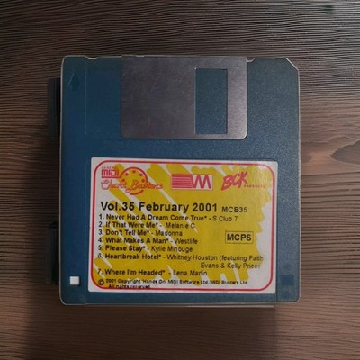 Midi Files - Vol. 35. Februar 2001 - Midi Songs 2DD Diskette