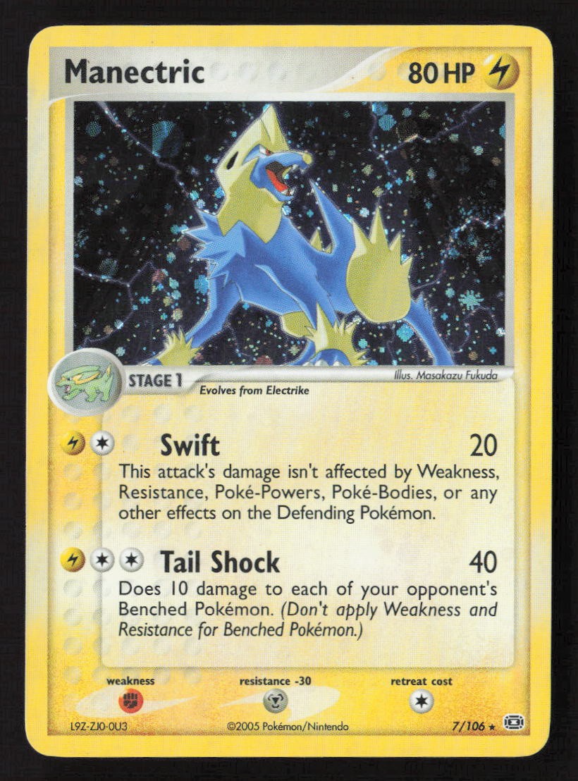 Manectric - 007/106 Holo Rare Emerald 7/106 NM