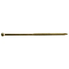 9 x 5" Star Drive Gold Trim Saberdrive Screws 1 lb. Box (57 pcs.)