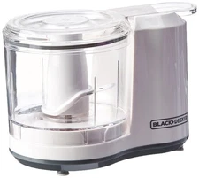 BLACK+DECKER HC150W 1.5-Cup Electric Food Chopper One-Touch Pulse White