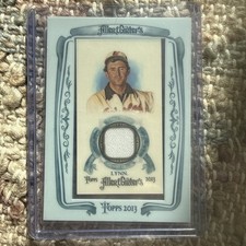 2013 Topps Allen & Ginter's - Framed Mini Relics Fred Lynn #AGR-FL (MEM)