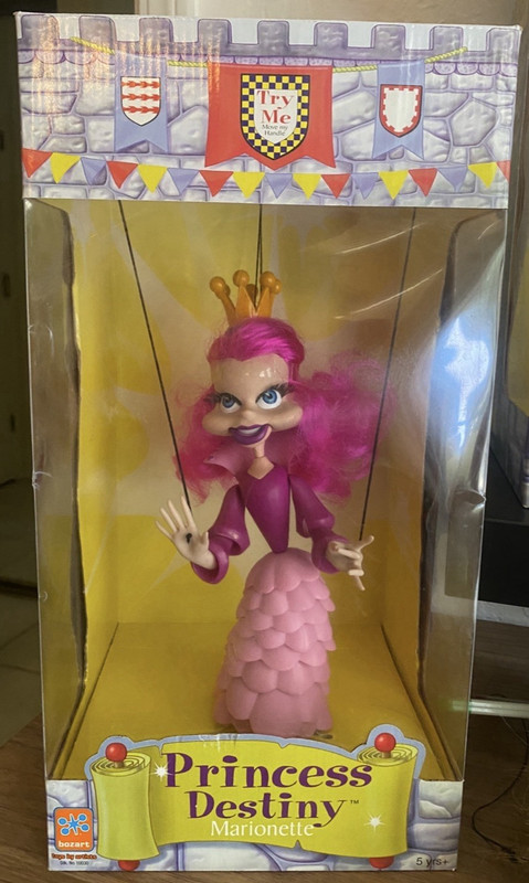 Daniel Oates for Bozart. “Princess Destiny” marionette. Unopened. Vintage 1990’s