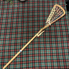 Nice Vintage WOODEN LACROSSE STICK Lax 42"