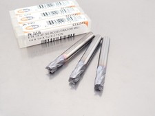  Qty. 3 IMCO 1/4" Carbide End Mill Accelerator 4FL, 2' OAL 31536
