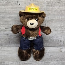 Vintage 1981 Smokey The Bear Dakin 10" Plush Stuffed Animal