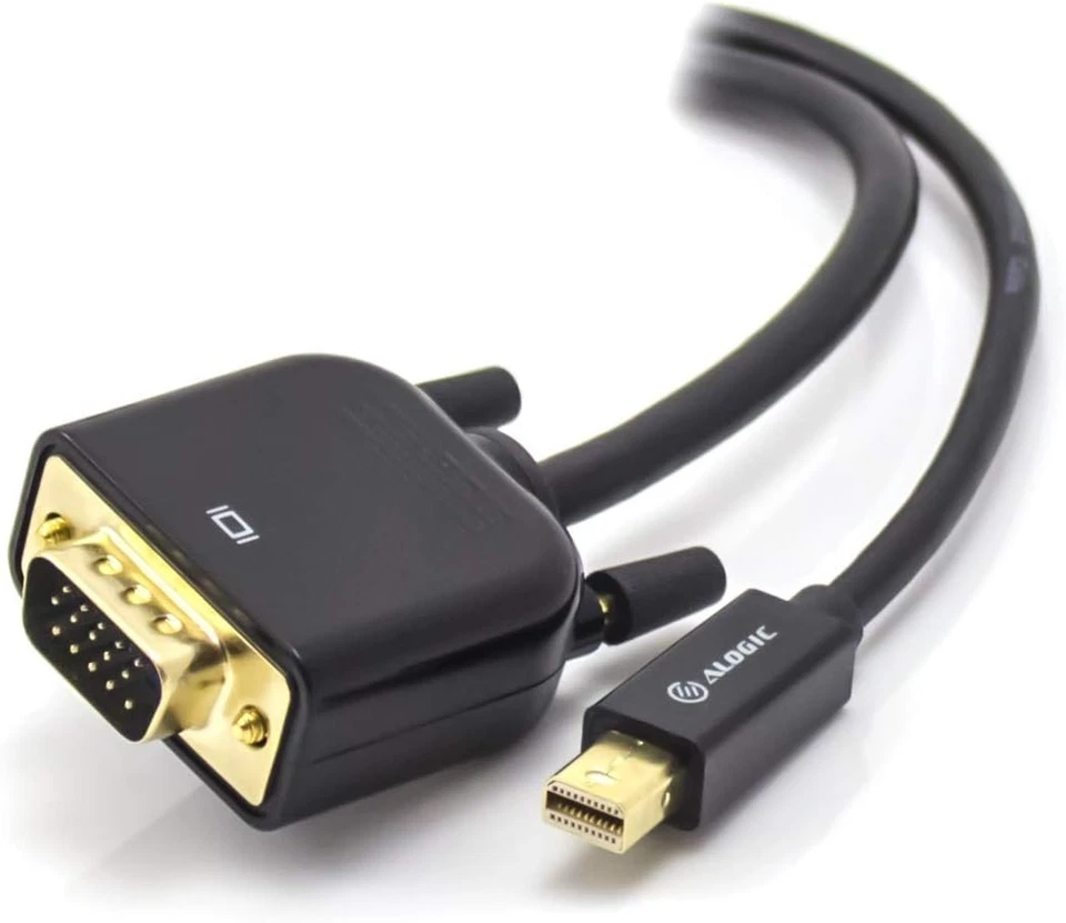 ALOGIC SmartConnect Mini DisplayPort to VGA Cable, Full HD, Gold Plated connecto - Image 3 of 3