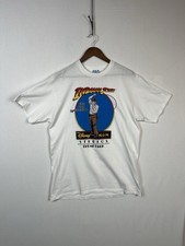 Vintage Disney T-Shirt Indiana Jones MGM Epic Stunt Spectacular Made In USA