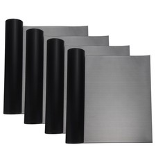 4Pcs 400x300mm PC Case Dust Mesh Filter PVC Dustproof Filter Cover, Black 0.8mm