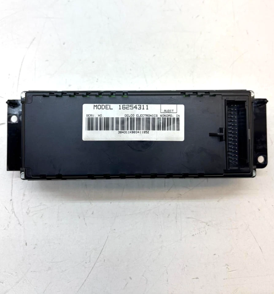 Chevrolet Corvette C5 Z06 1997–2004 Climate HVAC Control Switch AC Heat 16254311 - Image 3 of 4