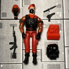 GI Joe Black Major Custom Red Cobra Specialist Trooper With Extras/Accessories