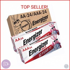 Energizer AA and AAA Batteries, 48 Count, Combo Pack Contains 24 Max Double A an