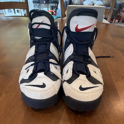 Nike Air More Uptempo Olympic Men's Mid Top Lace-Up Basketball Sneakers