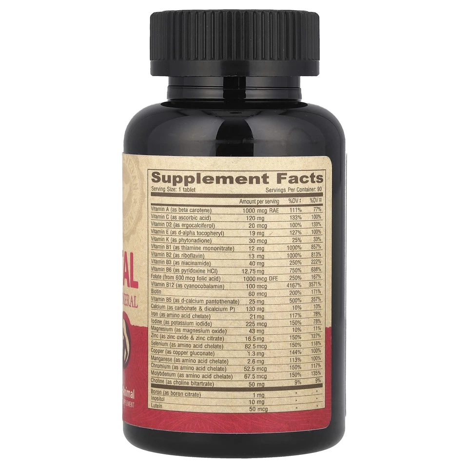 Multivitamínico y mineral prenatal vegano, un día, 90 comprimidos recubiertos Foto 2 de 2