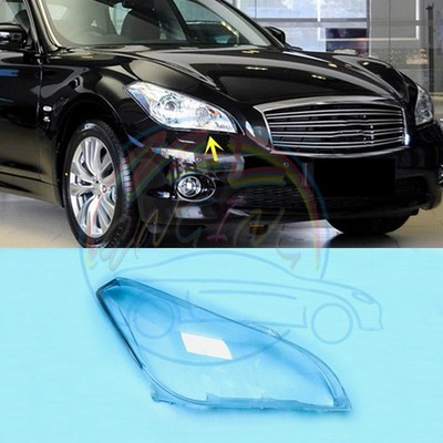   Right Side Headlight Lens Cover Shell+Sealant Glue For INFINITI Q70 2013-2014