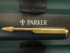 Parker Stift Füllfederhalter Rialto Autolack Blau Bordeaux Patrone Schreibt