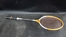 Vintage Antique Sportcraft Silver Flash Badminton Racquet Competition Model 148