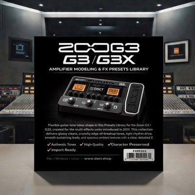 Zoom G3/G3X Guitar Multi-FX Presets Library | eBay