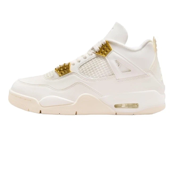 Zapatillas Air Jordan 4 Retro Vela con Acentos Dorados Foto 3 de 3