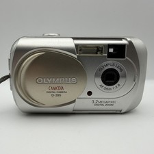 Olympus Digital Camera Camedia D-395 3.2MP Silver Tested
