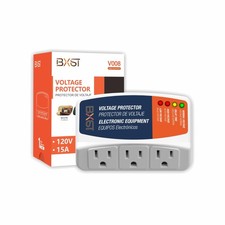 Surge Protector 3 Outlet Power Voltage Protector for Home Protects Against Hi...