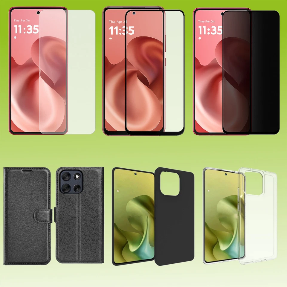 Für Motorola Moto G86 5G Schutz Cover Hülle Tasche TPU Hart Glas Folie AUSWAHL - Bild 1 von 1