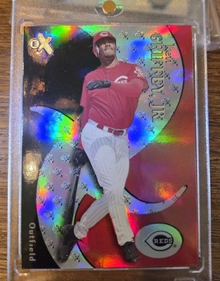 Stunning!   2000 Skybox E-X KEN GRIFFEY JR HOLO FOIL REFRACTOR CINCINNATI REDS
