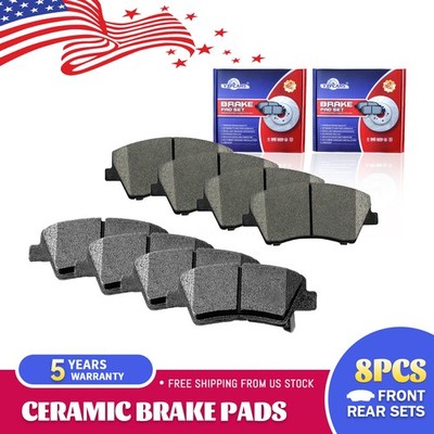 Front And Rear Ceramic Brake Pads Set for Hyundai Elantra 2017 - 2020