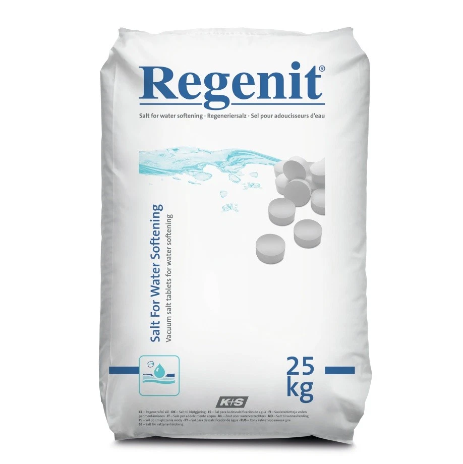 K+S REGENIT Siedesalz SALZTABLETTEN 25 kg Regeneriersalz Wasserenthärtung Esco - Bild 2 von 2