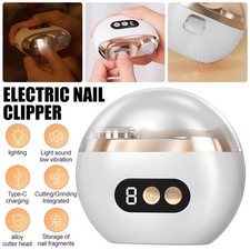 Multi-Functional Electric Nail Clippers For Thick Nails Nail Trimmer Cutter NEW
