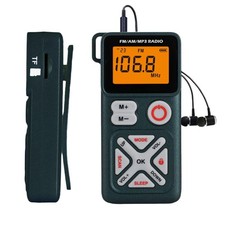 Pocket am fm Radio Portable with Stereo Headphones, Mini Transistor Radio Dig...