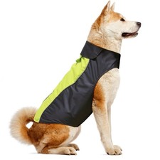 VIZPET Dog Raincoat Waterproof Lightweight  High Visibility Dog Coat Jacket ...