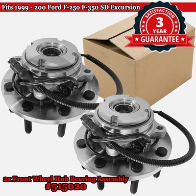 Pair Front Wheel Bearing Hub Assembly 515020 For Ford F250 F350 SD Excursion 4X4