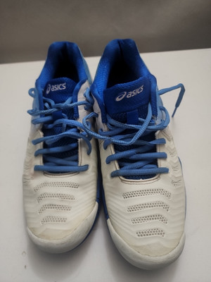 Asics Gel-Resolution 7 Women's Size 8 Tennis Shoes White Blue
