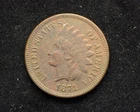 HS&C: 1871 Indian Head Penny/Cent VF Environmental corrosion. - US Coin