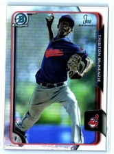2015 Bowman Draft #96 Triston McKenzie Chrome Refractors