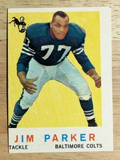 1959 Topps #132 Jim Parker RC (VGEX)