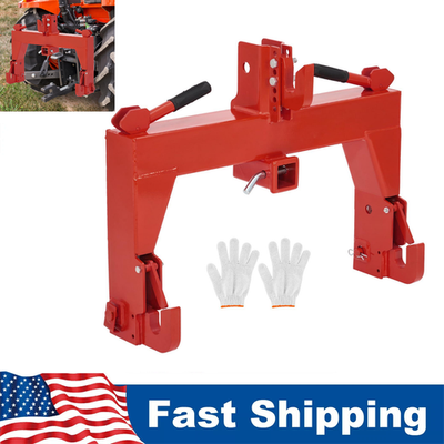 #ad #ad 3 Point Tractor Quick Hitch for Category 1 Tractors 3000 LBS Lifting 2quot; Receiver $137.16