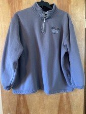 Walt Disney World 1/4 Zip Sweatshirt - Dark Gray - Long Sleeves - XXL - EC