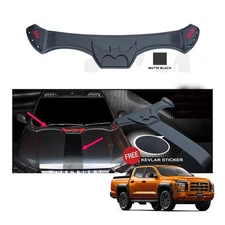 For Mitsubishi L200 Triton 4 Dr 2024 - '25 Hood Scooper Cover + Carbon Sticker