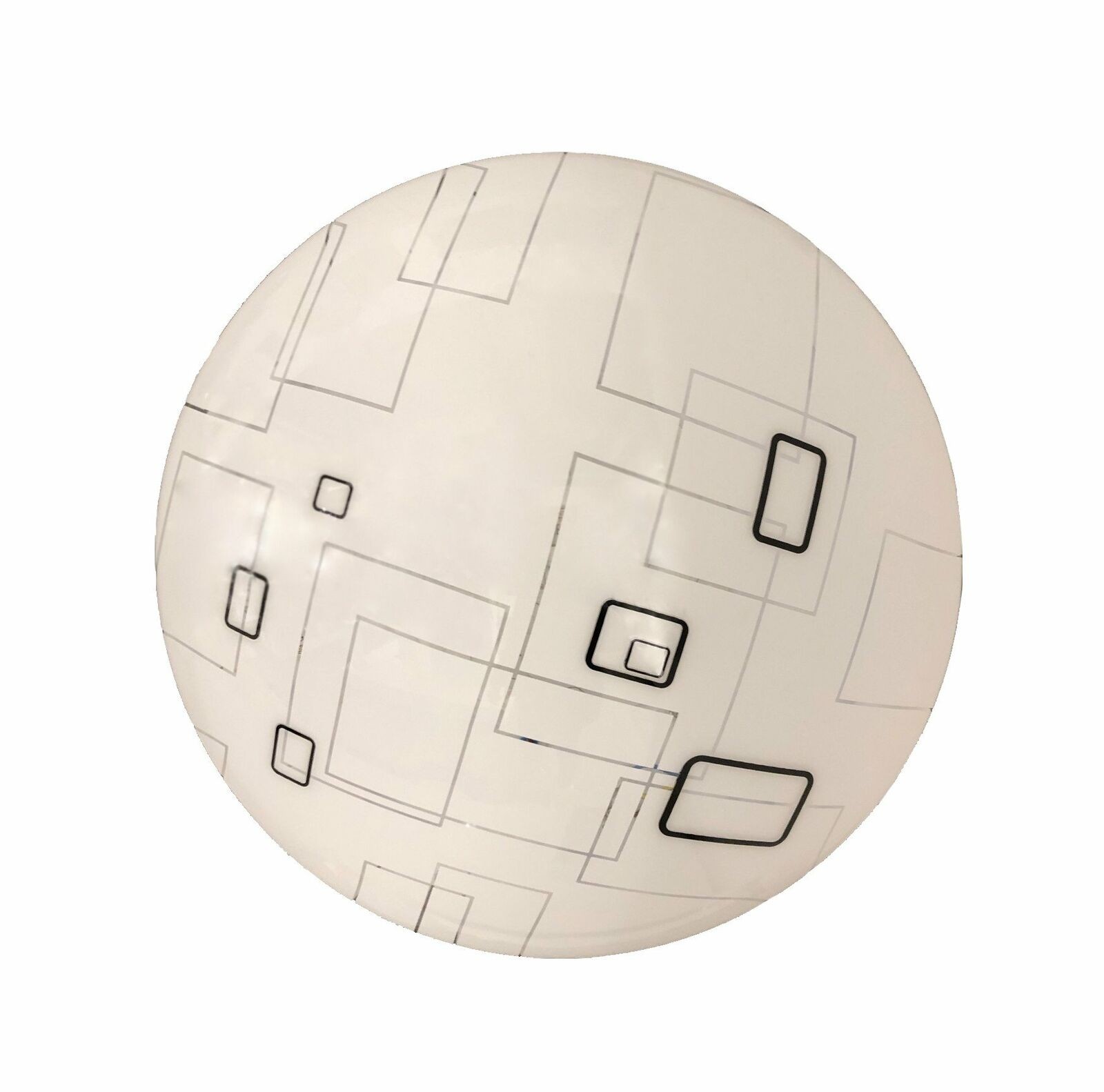 Настенный светильник Globo Acrylglas 26 см в рунде с подсветкой Lumen Design LED 1700