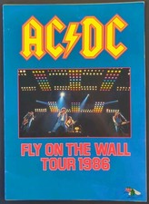 AC/DC 1986 'Fly On The Wall' European Tour Programme