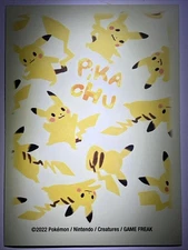 Pokemon Center Individual Card Sleeve Pikachu Allover (2022) X 1(U5)