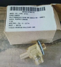 FUMOTO COCK POPPET DRAIN P/N F108N