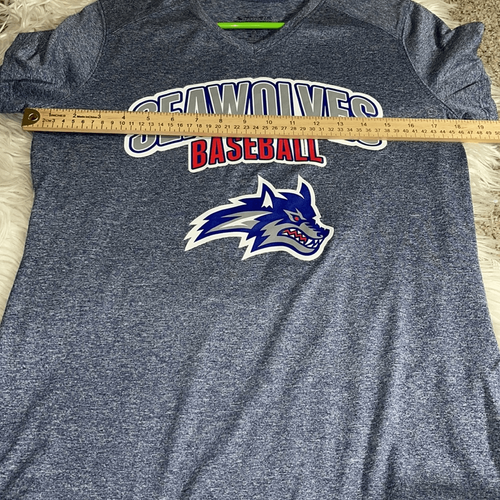 Seawolves baseball Top womens V neck T-shirt jersey - Picture 6 of 8