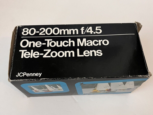 JC Penney 80-200mm f/4.5 One-Touch Macro Tele-zoom Lens Olympus Bayonet Mount - Picture 2 of 6