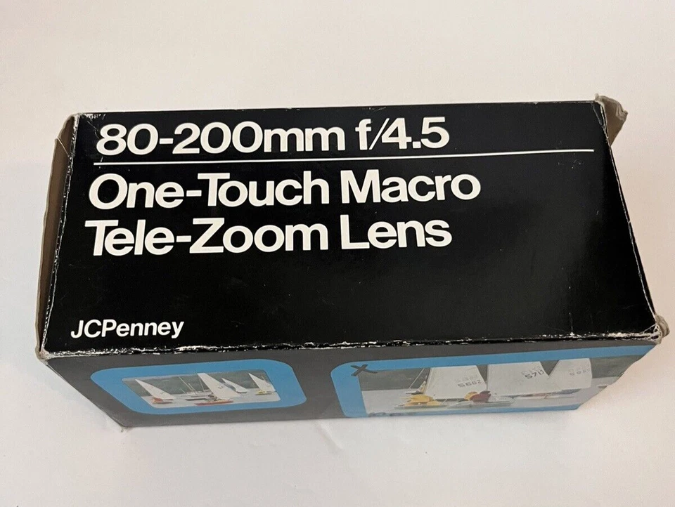 JC Penney 80-200mm f/4.5 One-Touch Macro Tele-zoom Lens Olympus Bayonet Mount - Image 2 of 4