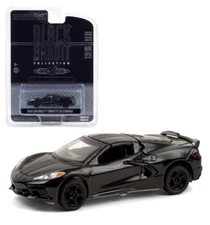  Greenlight 1:64 2020 Black Chevrolet Corvette C8 Stingray Model 28050F-5D1