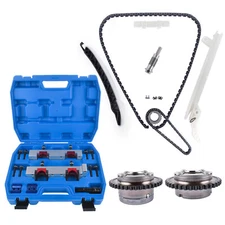 Timing Chain Kit Exhaust Intake Gear Tool For Mercedes Benz M270 M274 C180 C300