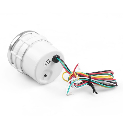 2" 52mm Car Tachometer Gauge Tacho Meter White LED 0-10000 RPM Smoke Lens Tint - Picture 5 of 8