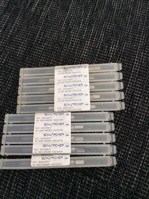 SCHUMACHER  10 Stück  Gewindeformer M6-ISO2X/6HX HSS-E/PM